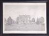 Newstead Lawn, Home of JPC Duncan": anonymous architectural rendering, pencil on paper