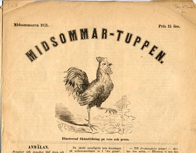 Midsommar-Tuppen. Illustrerad Skämttidning på…