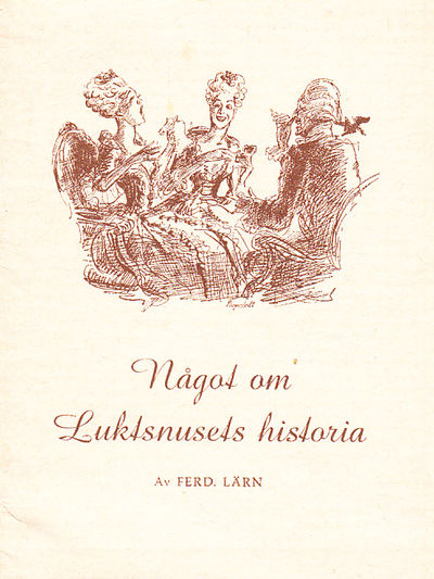 Något om luktsnusets historia. Av Ferd. Lärn.