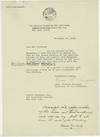 4 line autograph note signed at the conclusion of a letter from the American Academy of Arts and Letters informing him of his election to its Board of Directors