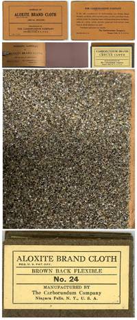 Swatch Sample Book - Working Samples of Aloxite Brand Cloth (Metal Weight)