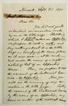AUTOGRAPH LETTER SIGNED, AS ASSOCIATE JUSTICE OF THE UNITED STATES SUPREME COURT, TO PUBLISHER JOEL MUNSELL, 25 SEPTEMBER 1870, REGARDING CORRECTIONS TO AN ESSAY BEFORE PUBLICATION