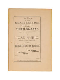 In the Supreme Court of the State of California, April Term, AD 1877.