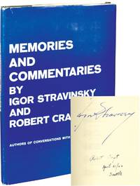 Memories and Commentaries (First Edition, signed by Stravinsky and Craft) by Stravinsky, Igor and Robert Craft - 1960