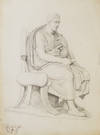 Drawings: One entitled in reverse: "Priapus sive Pan