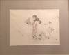 Original Mermaid Sketch Signed with Initials