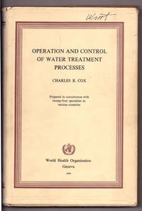 Operation And Control Of Water Treatment Processes