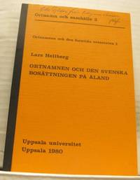 Ortnamnen och den svenska bosättningen på Åland.