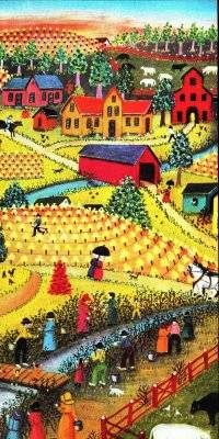 Folk Art. Paintings, Sculpture & Country Objects.