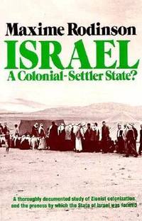 Israel, a Colonial-Settler State?