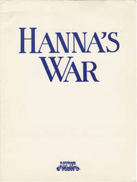 cover of Hanna's War (Original press kit for the video release of the 1988 film)