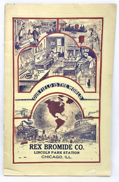 Chicago: Rex Bromide Co., c. 1910. Staplebound. Color illustrated wraps. Very good. 63 pages. 22 x 1...