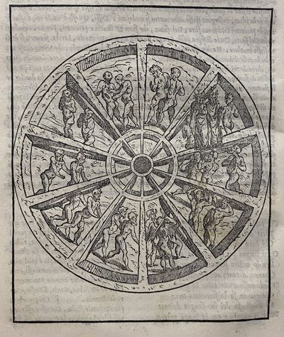 [RENAISSANCE BOOK ILLUSTRATIONS]. Comedia di Dante Aligieri con la nova espositione di Alessandro Vellutello