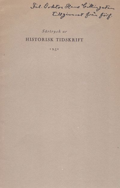 Några Gustav Vasaproblem. Särtryck ur Historisk…