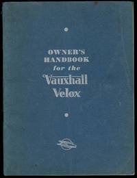 Owner's Handbook for the Vauxhall Velox