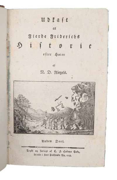 Udkast til Fierde Friderichs Historie efter Høier af N.D. Riegels. 1.-2. Deel. 2 vols. (photo 3)
