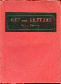 Art and Letters: Vol. III, No. 1, Winter 1920 by RUTTER, FRANK, Editor; OSBERT SITWELL, Poetry Editor - 1920