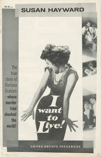 cover of I Want to Live! (Original pressbook for the 1958 film)