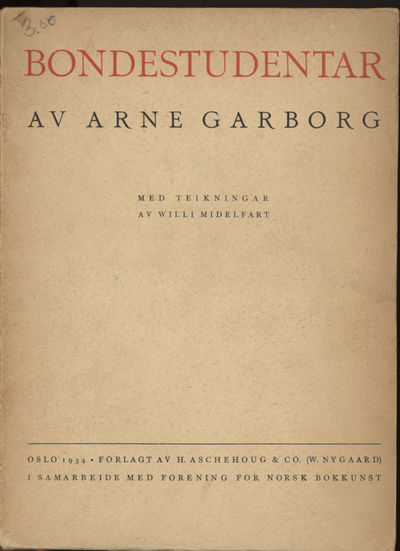 Bondestudentar. Med teikningar av Willi Midelfart