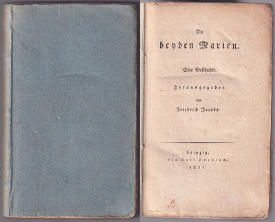 Die beyden Marien. Eine Geschichte.