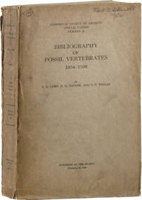 Bibliography of Fossil Vertebrates 1934-1938