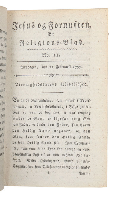 Jesus og Fornuften, et Religionsblad. 4 vols. (photo 3)
