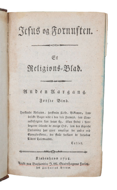 Jesus og Fornuften, et Religionsblad. 4 vols. (photo 4)