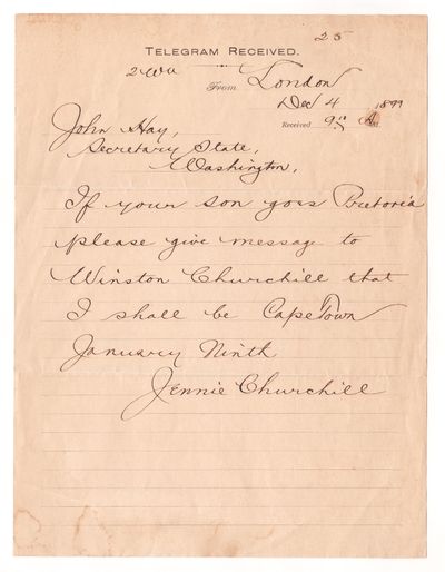 Archive of correspondence received by...; (photo 1)