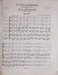 La finta Giardiniera. Opera buffa in 3 Akten. Partitur. [KV 196]. [Full score]