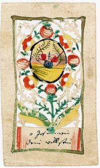 Delicate Devotional Watercolor Cutwork - Flaming Hearts - Circle of Roses, Leaves and Thorns