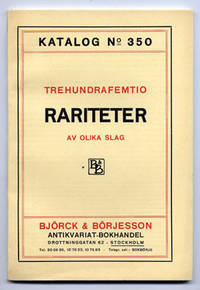 Björck & Börjesson. Katalog 350. Trehundrafemtio…