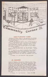 Community Corner Food Store. Anuncio de Oportunidad de Empleo / Job Announcement [handbill]
