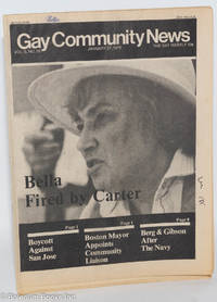 cover of GCN: Gay Community News; the gay weekly; vol. 6, #26, Jan. 27, 1979: Bella Fired By Carter