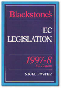 cover of Blackstone's EC Legislation : 1997-8