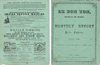 LE BON TON, JOURNAL DE MODES & MONTHLY REPORT OF PARIS FASHIONS, JULY 1864 Volume 13, No. 7 by Various Contributors - Paperback - 1864 - from Nick Bikoff, Bookseller (SKU: 10106)
