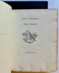 LXXV Sonnets -- Designed by Bruce Rogers (In Dustjacket and Printed Slipcase)