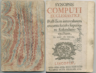 Synopsis computi ecclesiastici post diem…