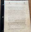 World War I small group of ephemera including a typed War Diary and Citations of the 316th Supply Train, Ninety First Division A.E.F.; an embroidered handkerchief "Souvenir of France"; and more