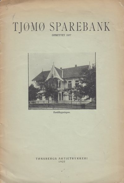 Tjømø Sparebank. Opprettet 1857.