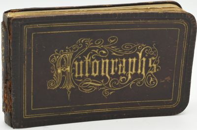 [AMERICANA] [AUTOGRAPH ALBUM] LYDIA A. EDWARDS. 1870-1880’s