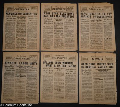 [Small archive of internal disputes within the International Brotherhood of Carpenters including anonymous newsletter The Bay Area Carpenter, a bulletin, and a letter]