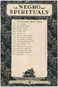 image of Negro Spirituals for Four-Part Mixed Voices. De Gospel Train