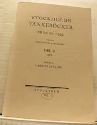 Stockholms  tänkeböcker från år 1592. Utgivna av…