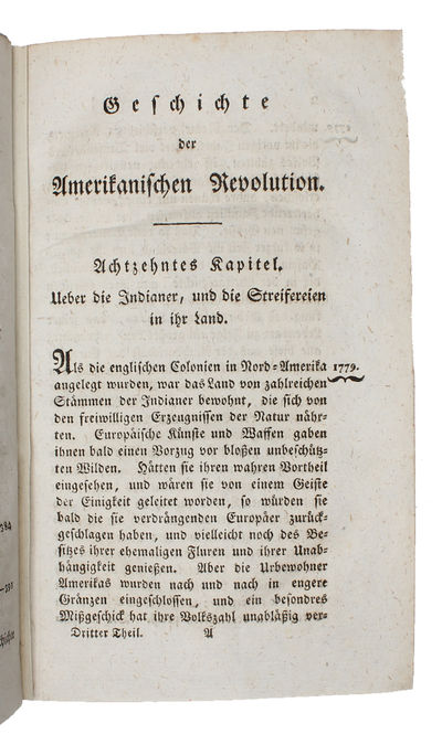 Geschichte der Amerikanischen Revolution aus den Acten des Congresses der vereinigten Staaten. 4 vols. (photo 5)