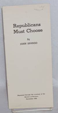 image of Republicans must choose. Reprinted through the courtesy of the Review of Reviews, December 1935