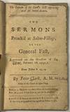 THE CAPTAIN OF THE LORD'S HOST APPEARING WITH HIS SWORD DRAWN. TWO SERMONS PREACH'D AT SALEM-VILLAGE, ON THE GENERAL FAST, APPOINTED ON THE OCCASION OF THE WAR, FEBRUARY 26, 1740, 1. FROM JOSHUA V. 13, 14
