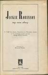 View Image 2 of 2 for Jackie Robinson: My Own Story. As Told by Jackie Robinson to Wendell Smith Inventory #607433