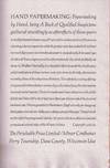 Hand Papermaking: Papermaking by Hand..