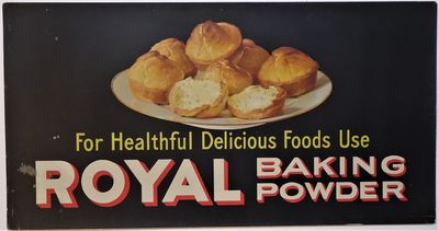 (Advertising - Trolley Car) For Healthful Delicious Foods Use ROYAL BAKING POWDER