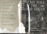 Plain Folk of the Old South by Owsley, Frank Lawrence - 1949